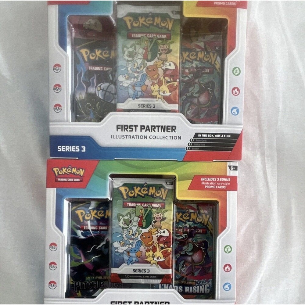 Pokemon TCG First Partner Illustration Collection Series 3 Promos (LOT OF 2)